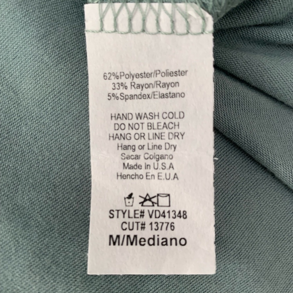 Sage Ruched Sleeve Maternity Swing Dress - Picture 5 of 5